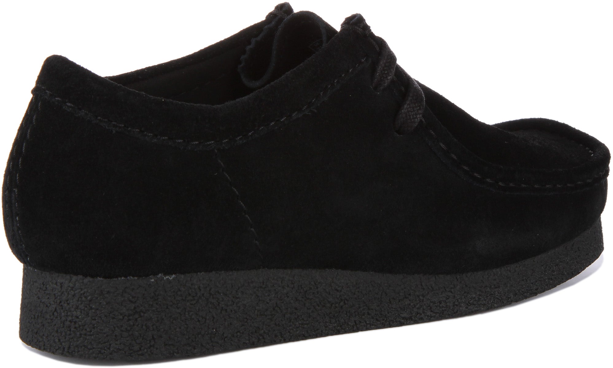 Clarks Wallabee Evo Black Suede For Men | Soft Suede Crepe shoes