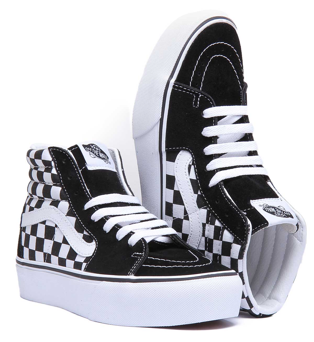 Vans sk8 hi on sale platform 2.0 checkerboard