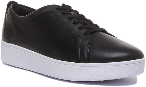 Fitflop Rally Sneakers In Black White