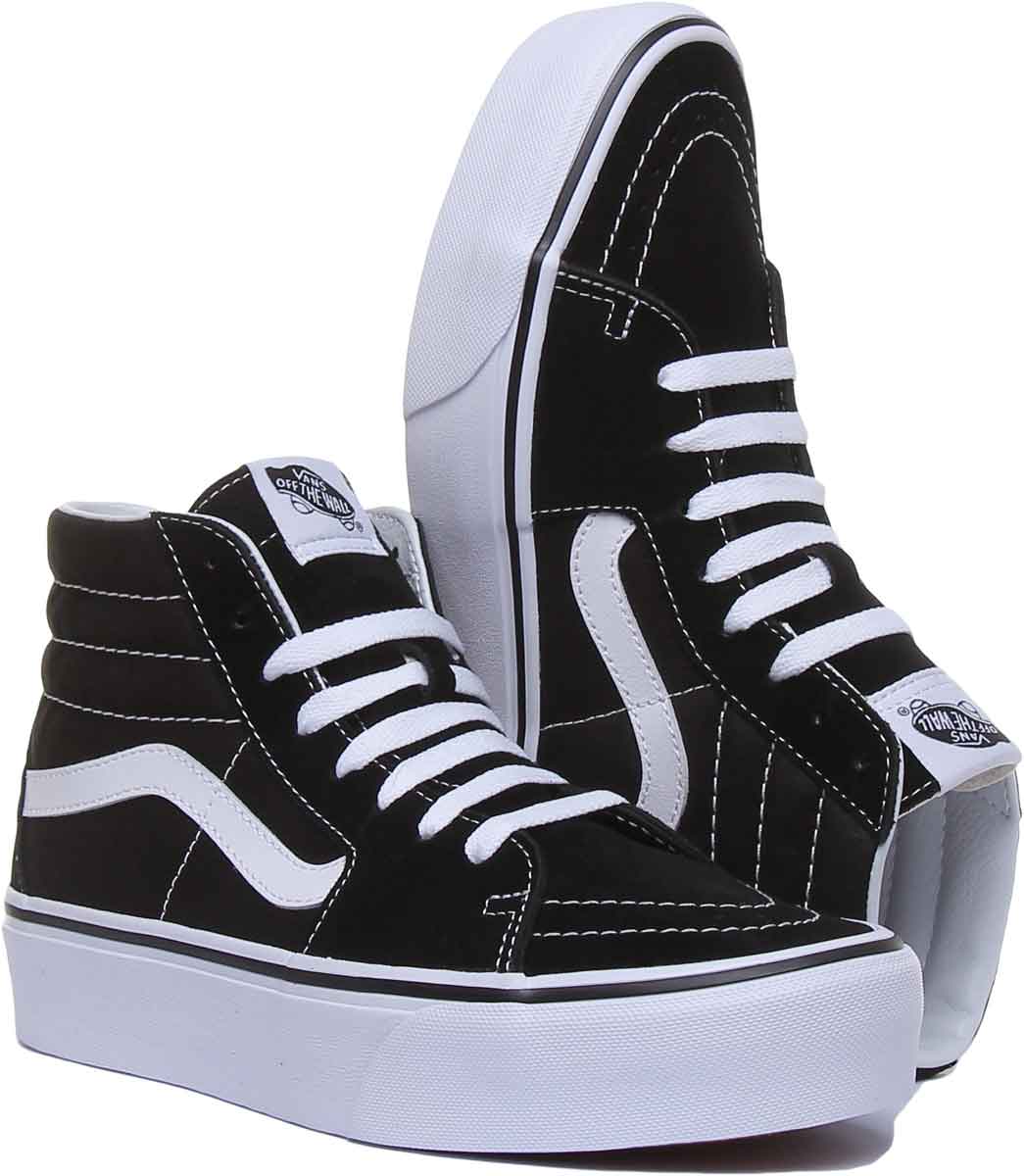 Vans Sk8 Hi Vans A Plateforme Femme Chaussures Sk8-Hi Platform En Noir/Blanc| Vans FR