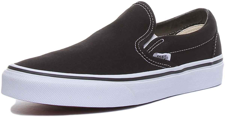 Vans Zapatillas deportivas clásicas para mujer en negro blanco