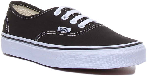 Vans Classic Authentic In Black White For Women