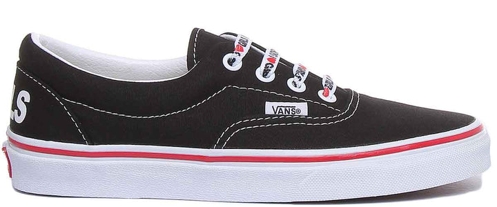 Vans Era I Heart Frauen Klassische Schnürung Turnschuhe Schwarz Weiß