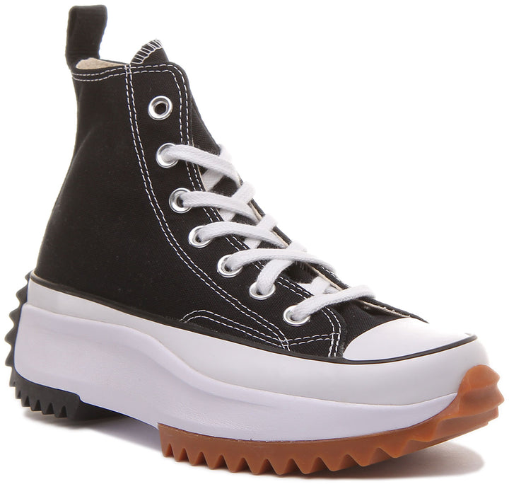 Converse 166800C All Star Hike Hi In Black White for Women