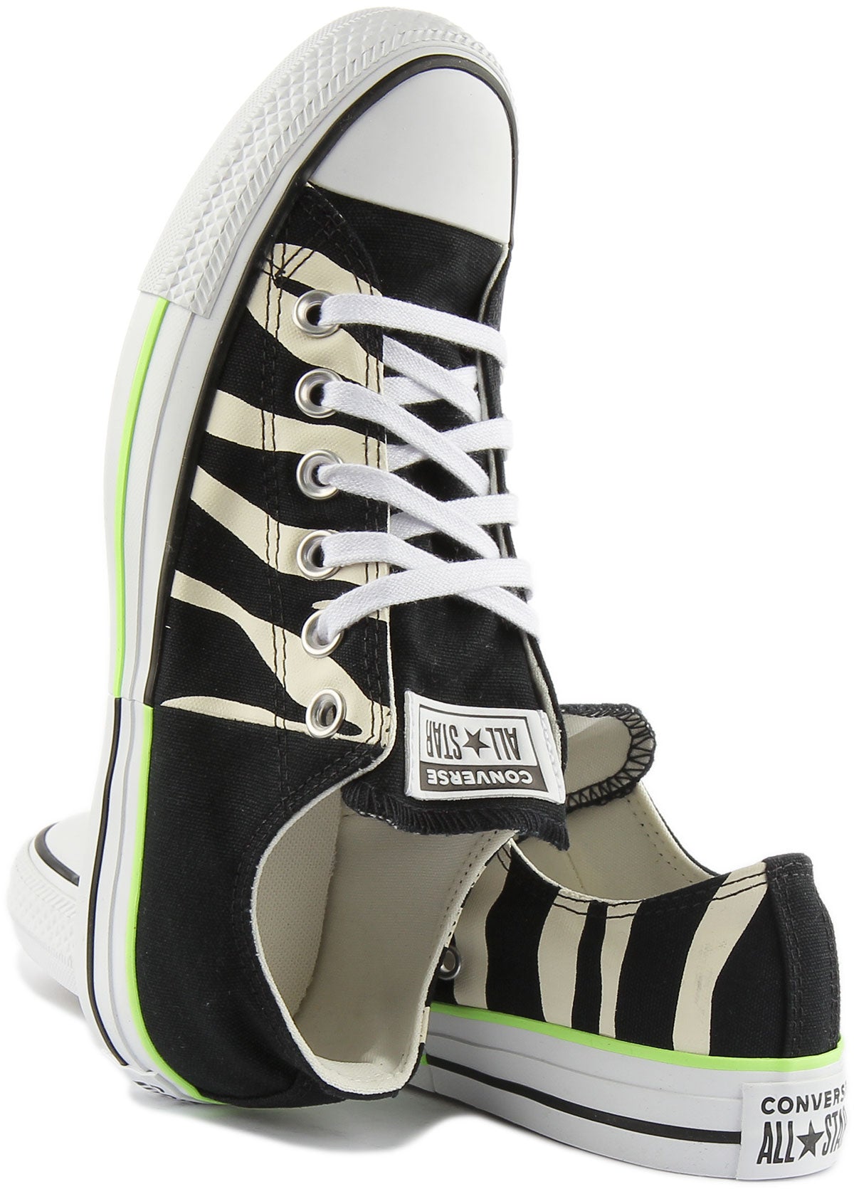 Black and white striped converse outlet shoes