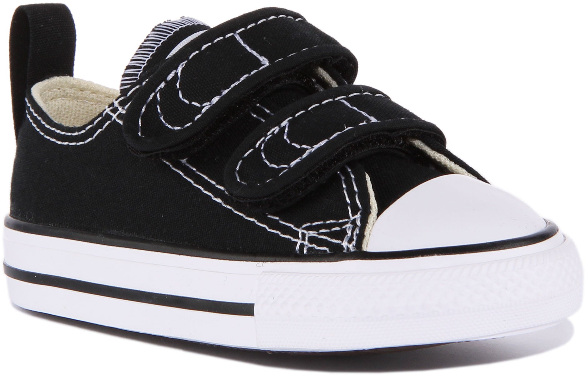 Converse best sale with velcro