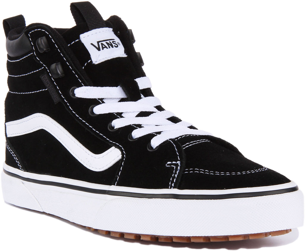 All black high top vans womens online