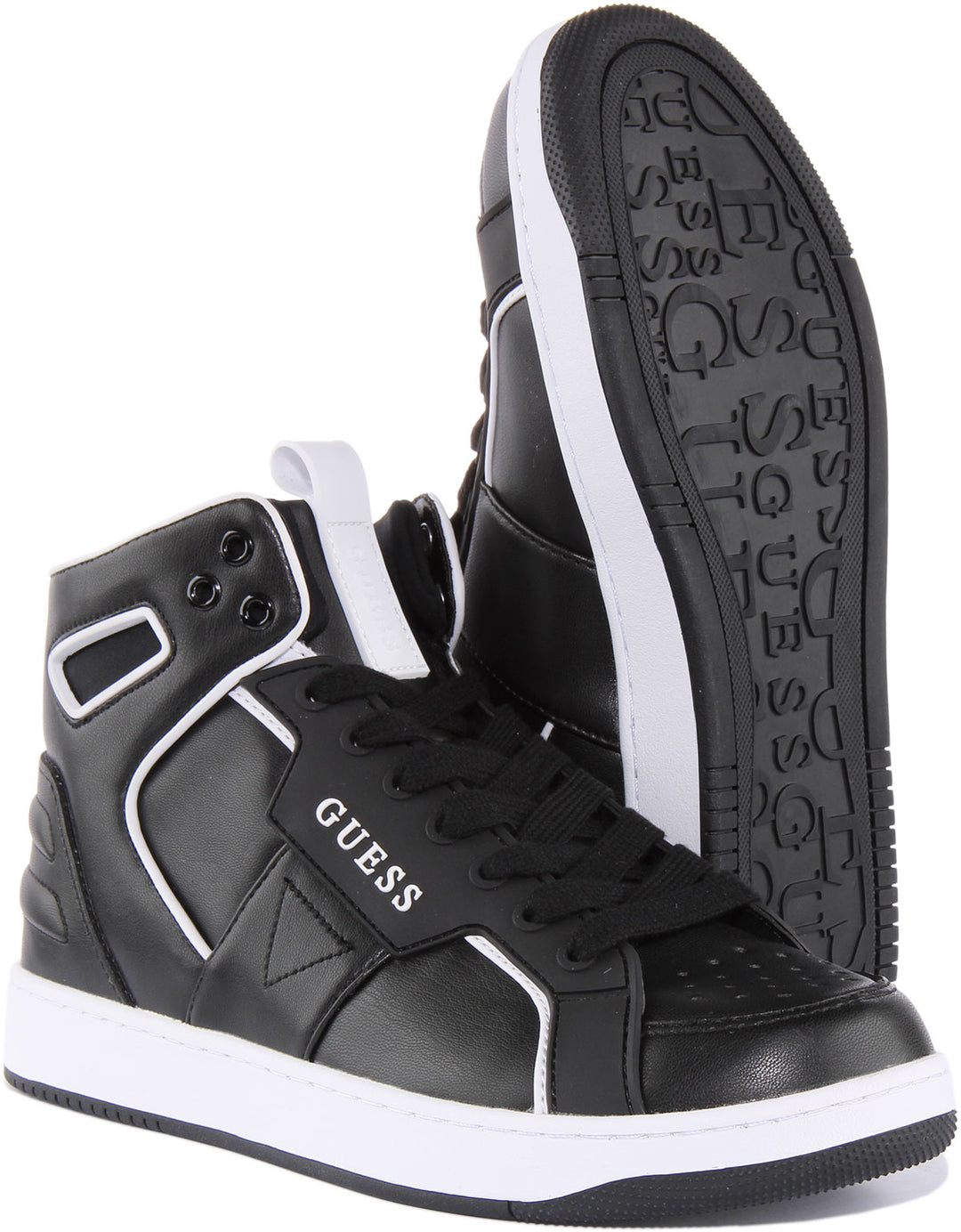 Guess Basqet In Black White For Women