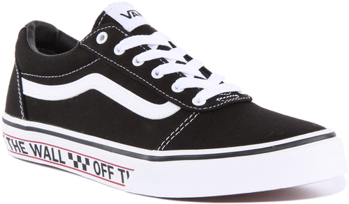 Vans Ward In Black White For Youth