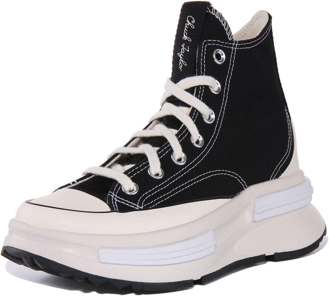 Converse Run Star Legacy CX Zapatillas de lona con cordones para unisex en negro blanco