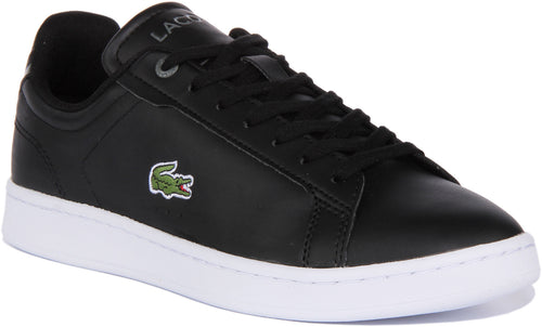 Lacoste Carnaby Pro In Black White For Men