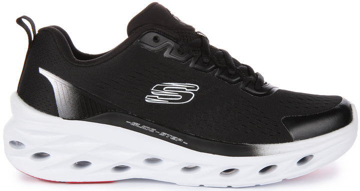 Skechers Glide Stepswift In Black White For Men
