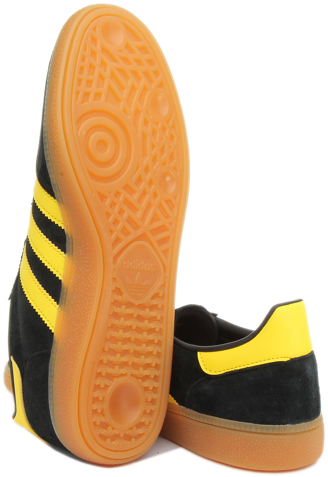 Adidas Handball Spezial Scarpe da ginnastica casual da uomo in stile anni '70 in nero giallo