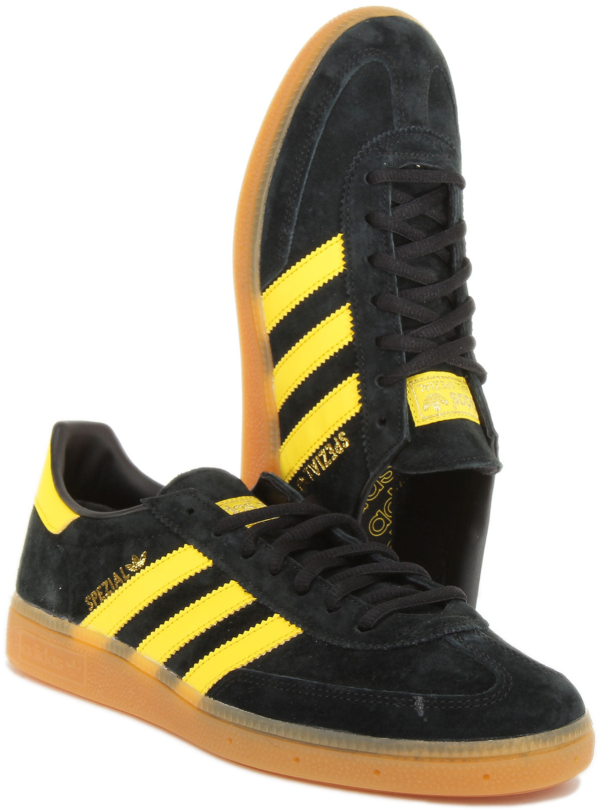 Adidas Handball Spezial In Black Yellow For Men