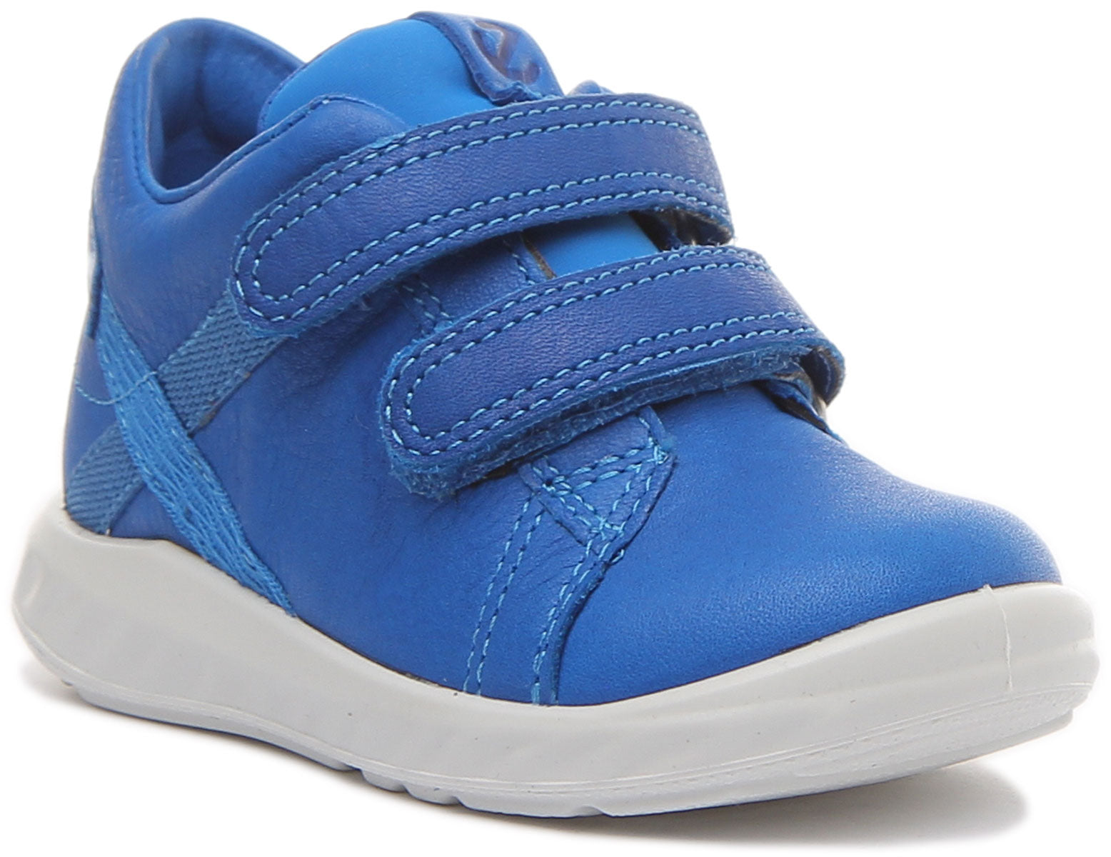 Ecco SP.1 Lite Baskets en cuir pour b b avec deux sangles r glables en bleu