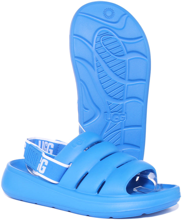 Ugg Sport Yeah Sandales de piscine en EVA pour hommes en bleu