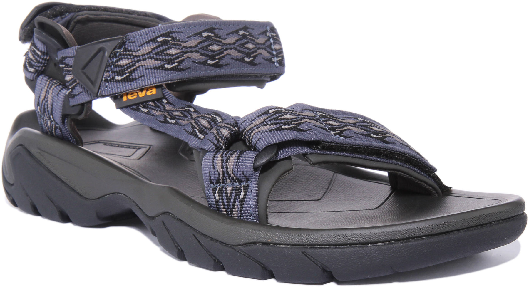 Teva Terra Fi 5 In Blue For Men  Adjustable Velcro Strap Sandals