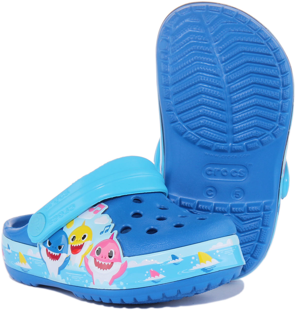 Shark crocs hotsell for toddlers