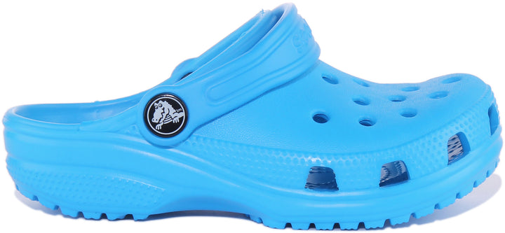 Crocs Classic In Ocean Blue For Infants