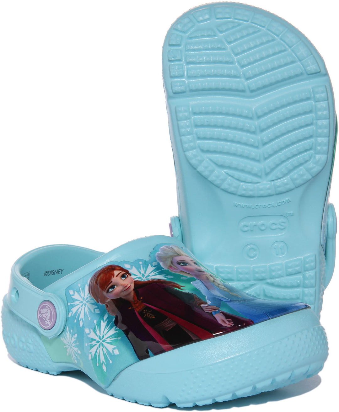 Crocs Fun Lab K der Disney Frozen Druck Clog Sandale Blau