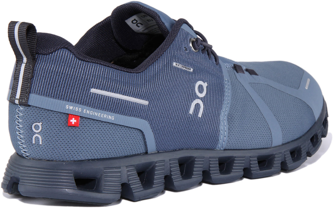 On Running Cloud 5 Waterproof Zapatillas de correr con cordones para hombre en azul