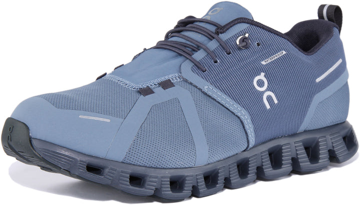 On Running Cloud 5 Waterproof Zapatillas de correr con cordones para hombre en azul