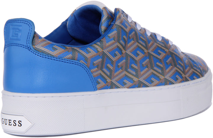Guess Giaa G Cube Trainer In Blue For Women