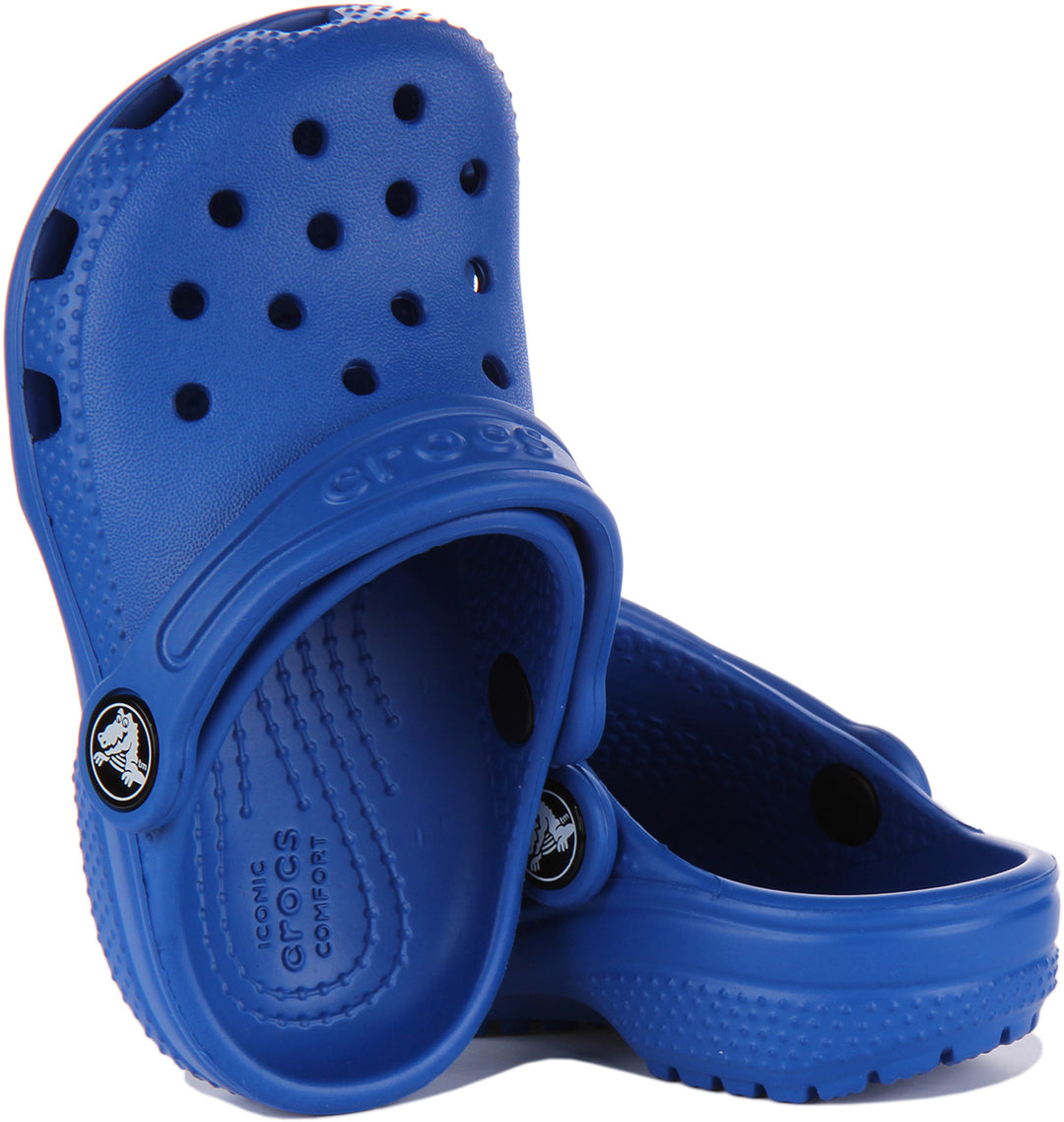 Crocs Classic Toddler Clog In Blue
