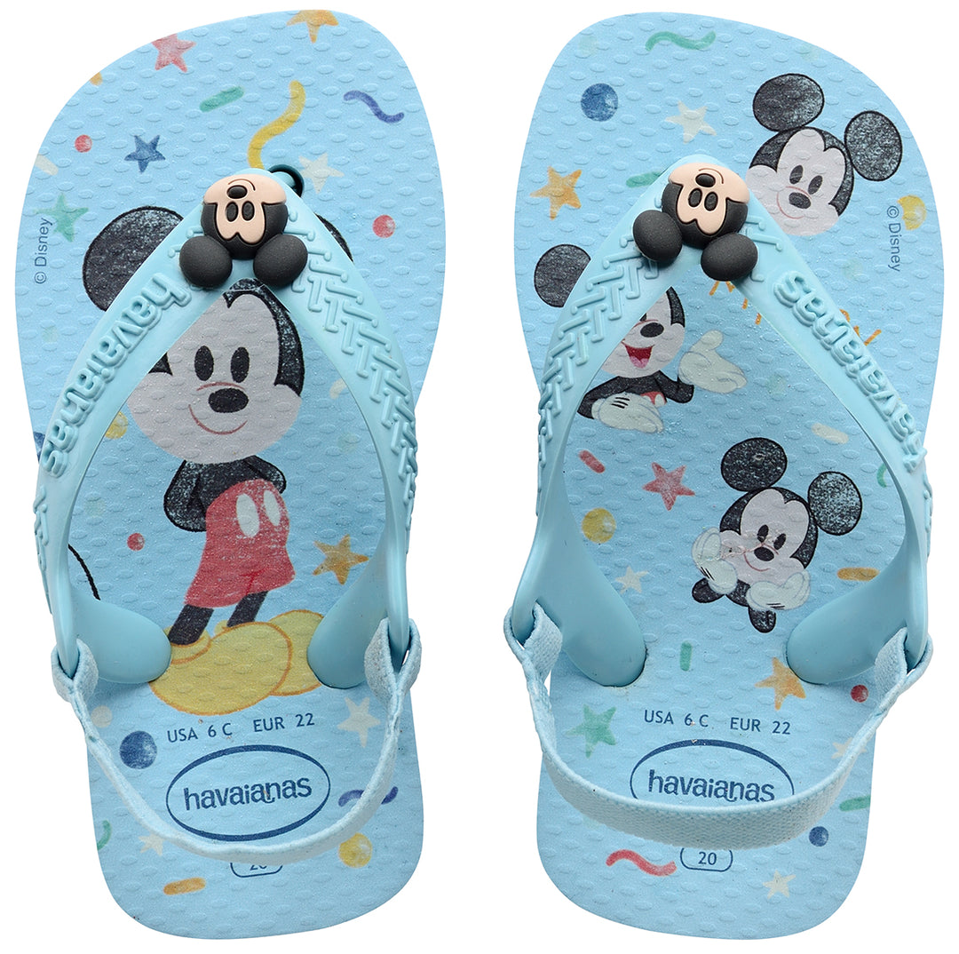 Havaianas Baby Disney Classics II Chanclas con tira trasera para bebé en azul