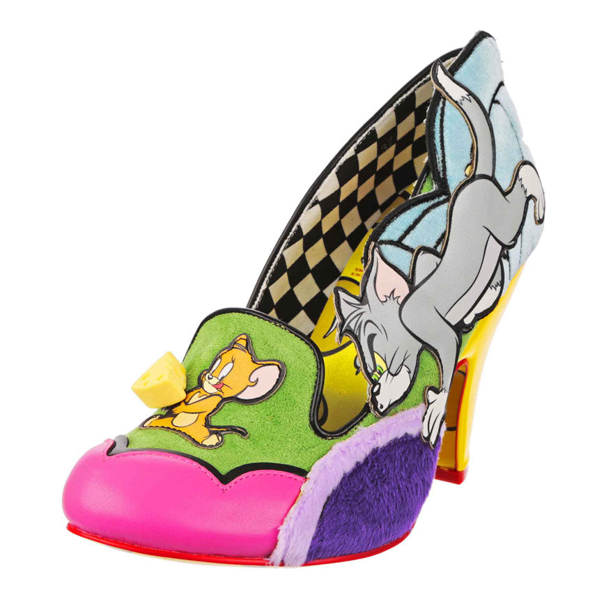 Irregular Choice X Tom & Jerry Tempting Trap In Blue Multi For Women