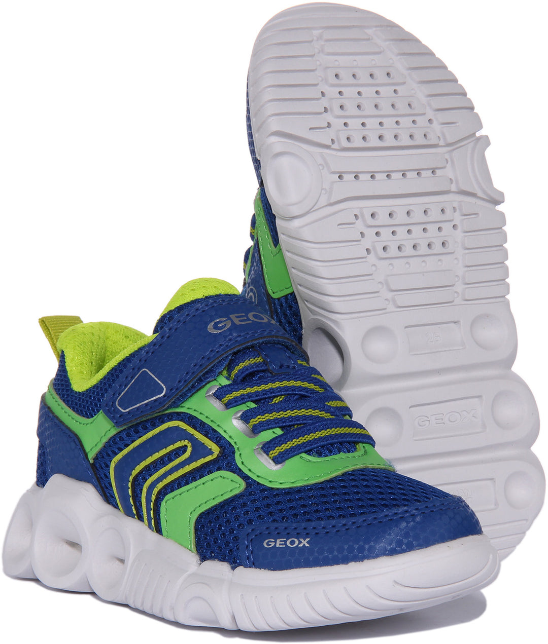 Geox J Wroom B. B In Blue Green For Infants