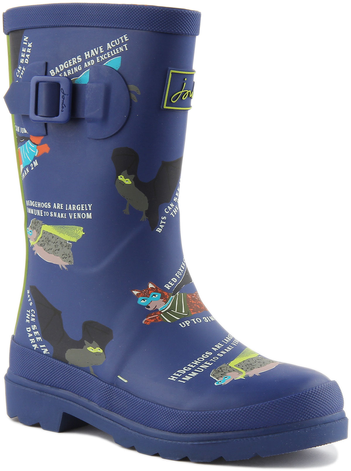 Joules welly print rain hot sale boot