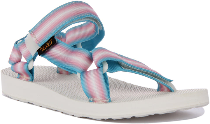 Teva Original Universal Gradiate Sandalo vegano da donna in blu multi