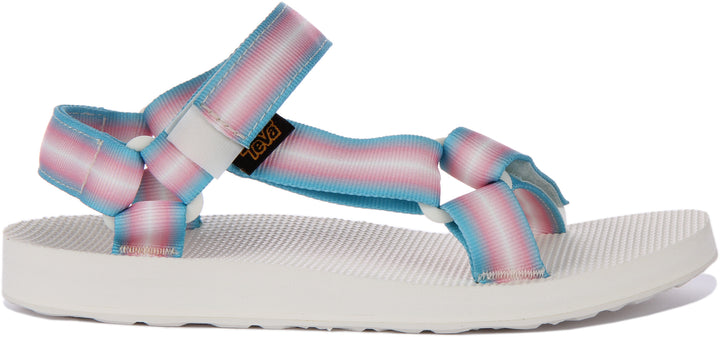 Teva Original Universal Gradiate Sandalo vegano da donna in blu multi