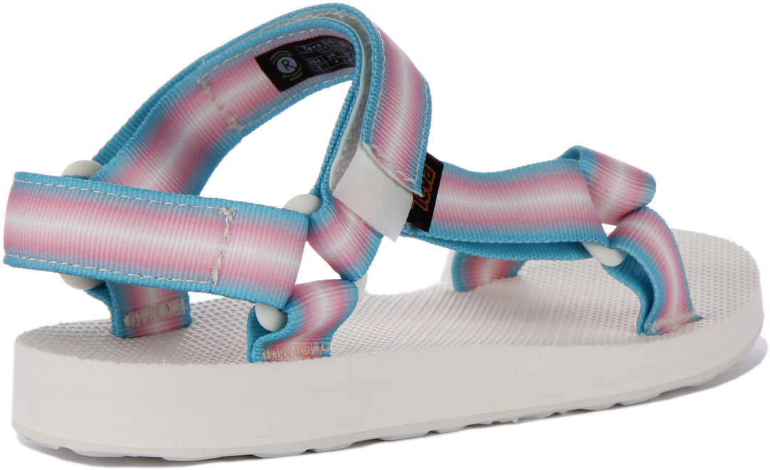 Teva Orig al Universal Gradiate Frauen Vegane Sandale Blau Multi