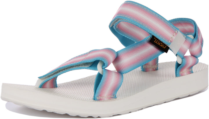 Teva Orig al Universal Gradiate Frauen Vegane Sandale Blau Multi