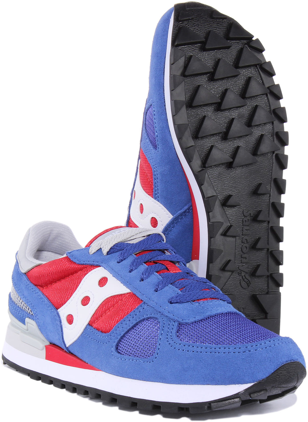 Saucony Shadow Original In Blue Red For Men