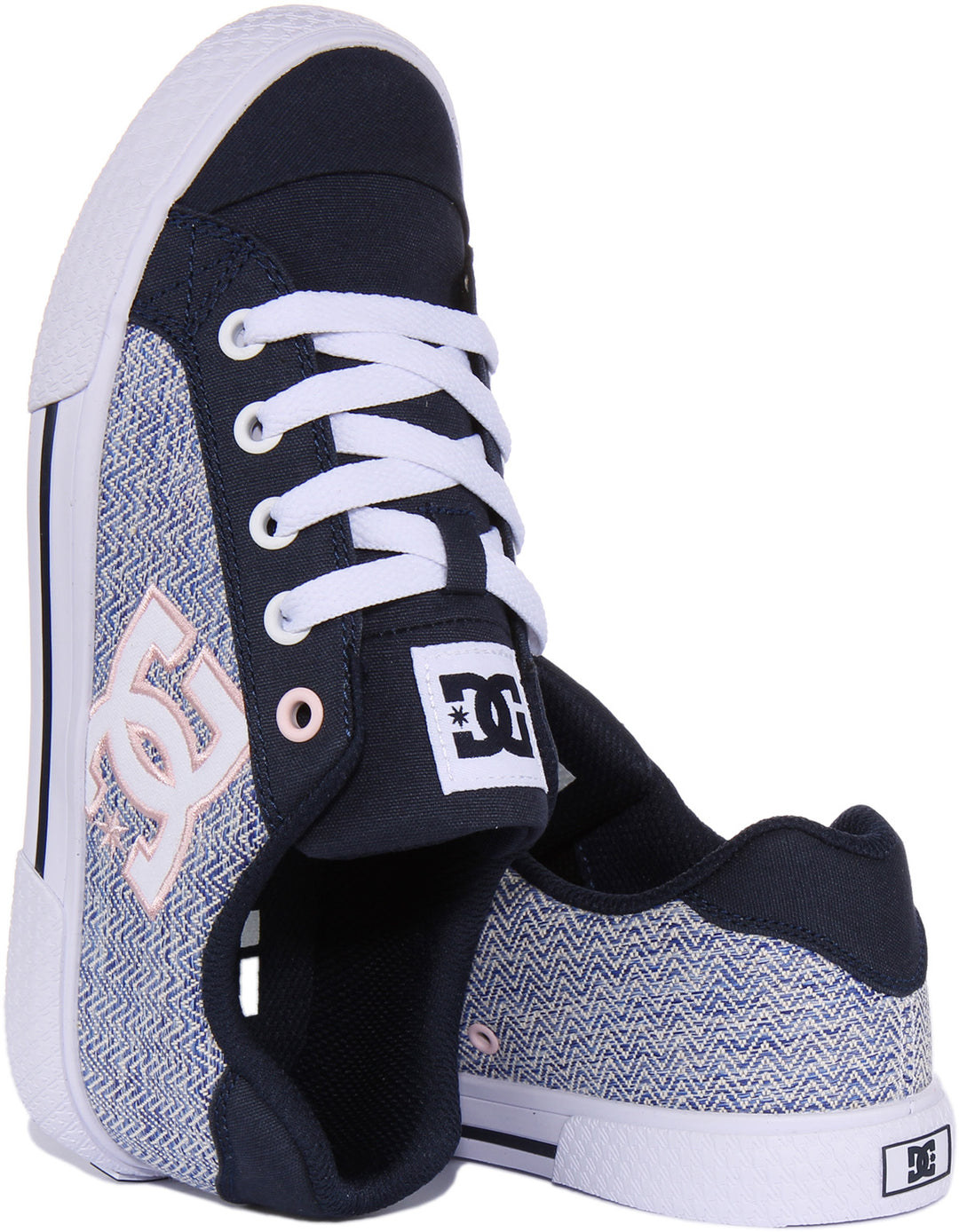 Dc Shoes Chelsea In Blue White For Women