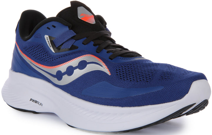 Saucony Guide 15 In Blue White For Men
