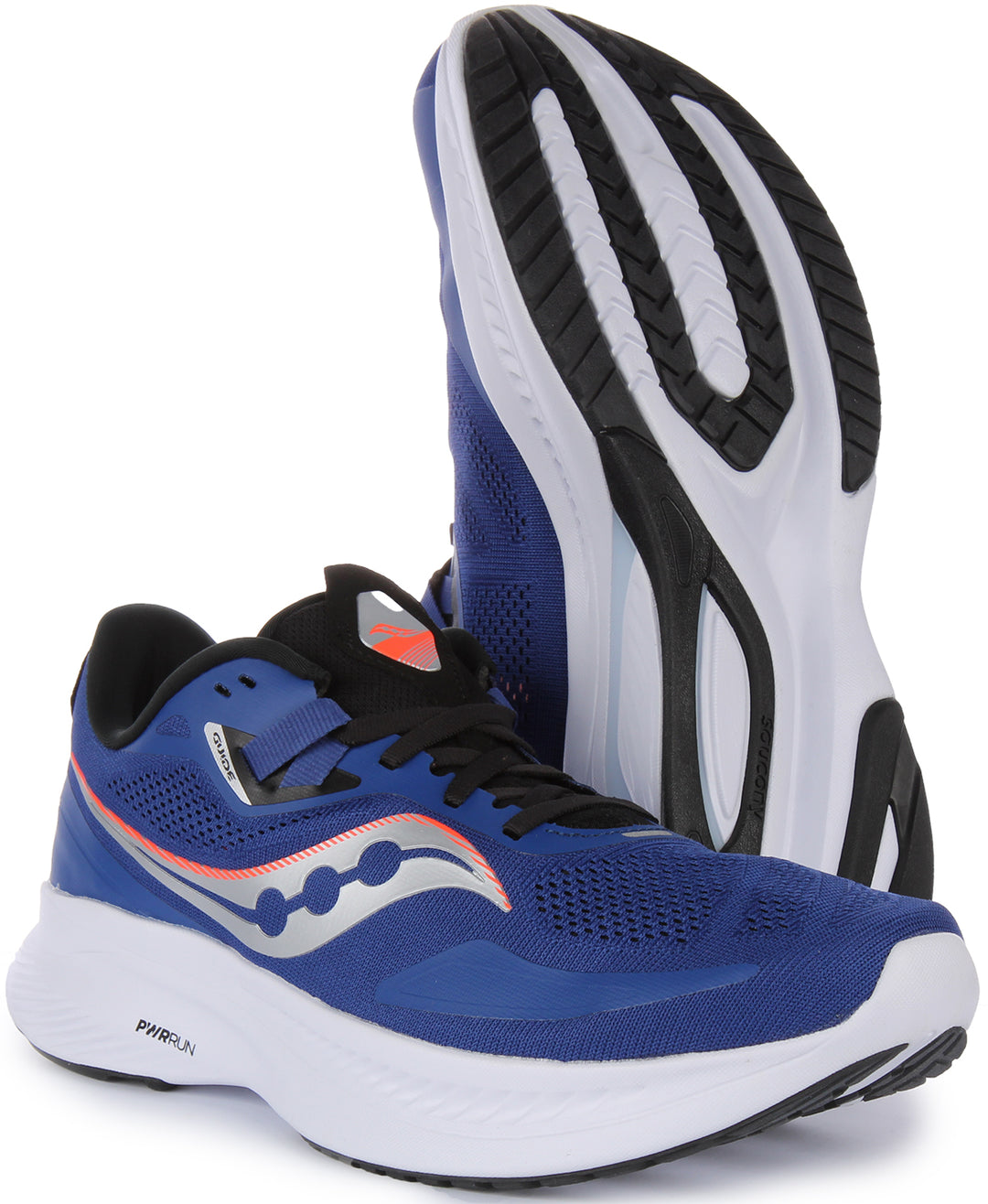 Saucony Guide 15 In Blue White For Men