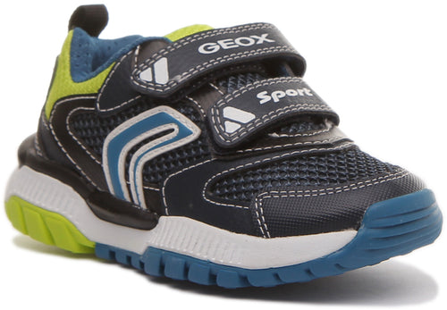Geox J Tuono B.D In Blue Yellow For Kids