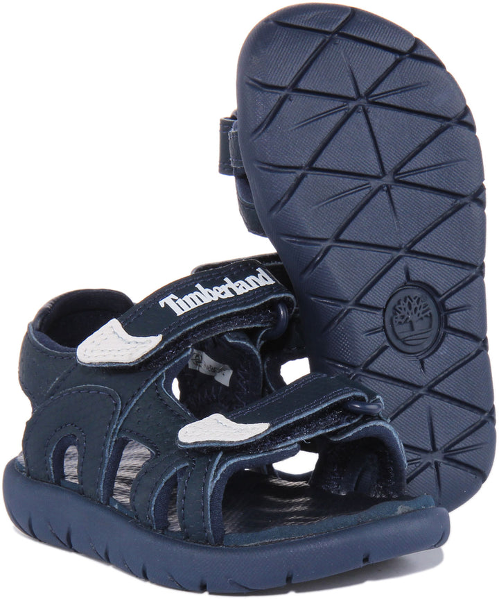Timberland Perkins Row A2N2F 2 Strap In Blue For Infants