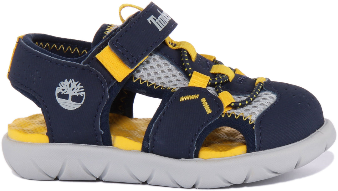 Timberland Perkins Row A1Y7Q In Blue Yellow For Infants
