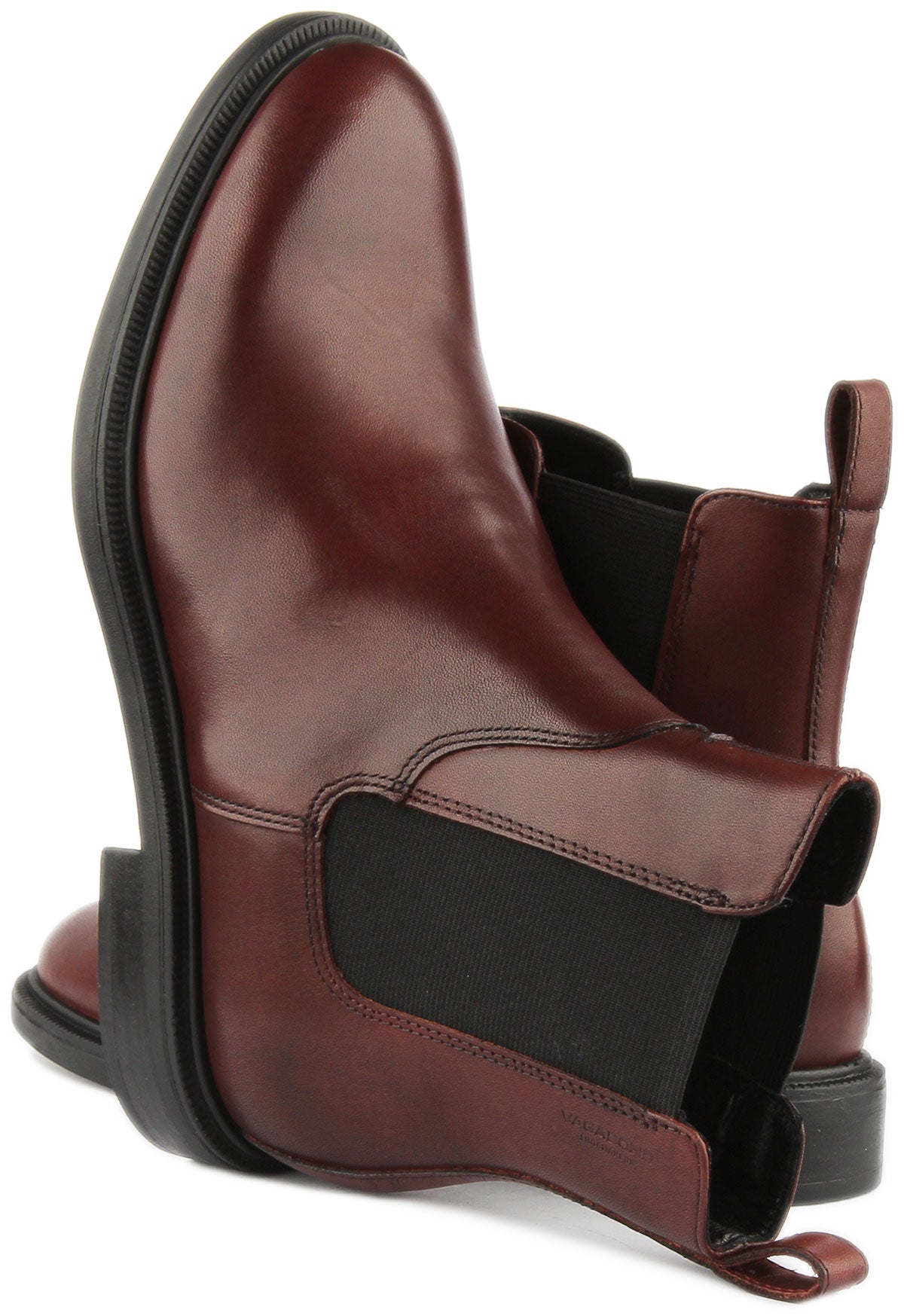 Vagabond amina patent clearance leather brogue chelsea boot