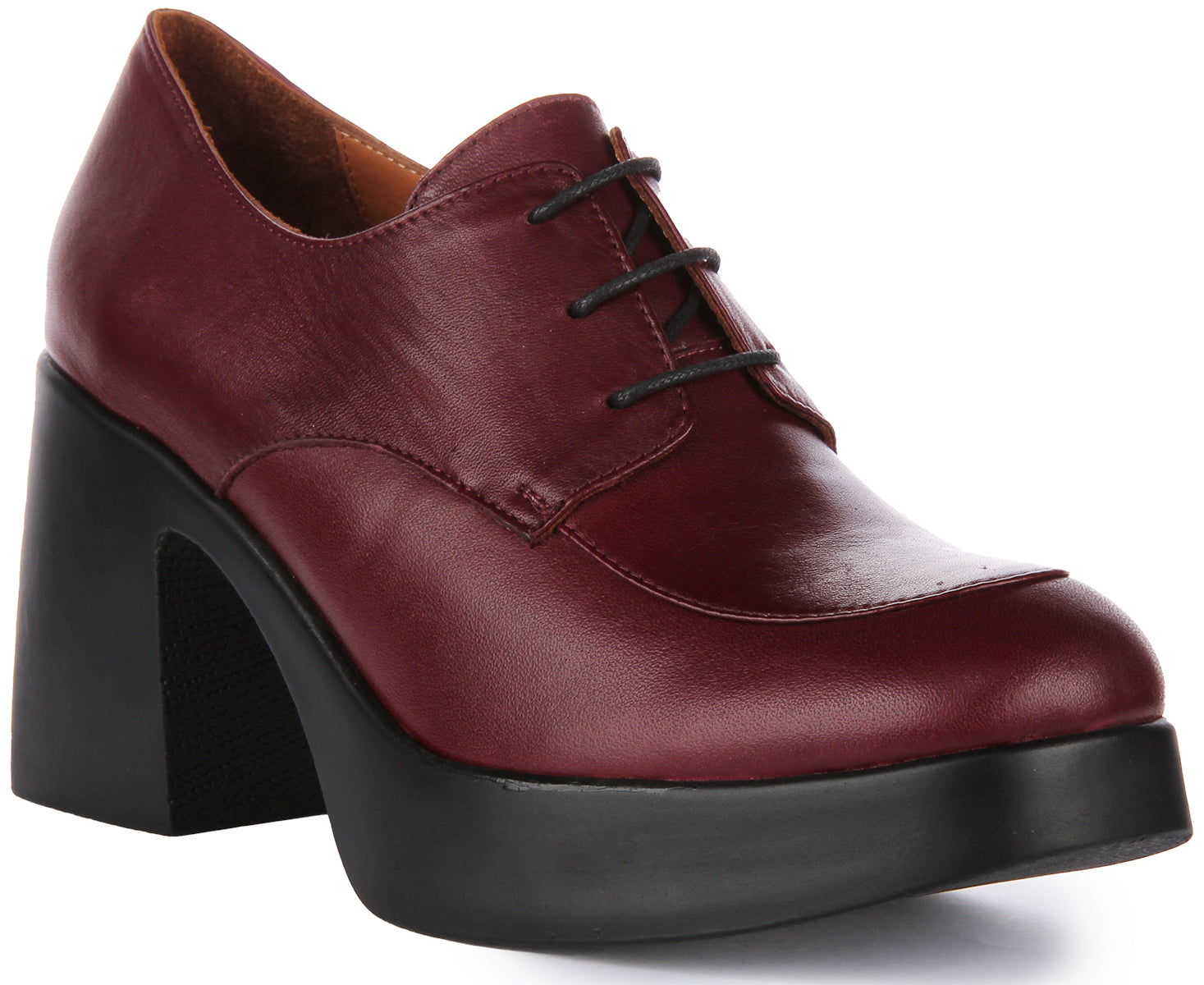 Block heel best sale oxford shoes