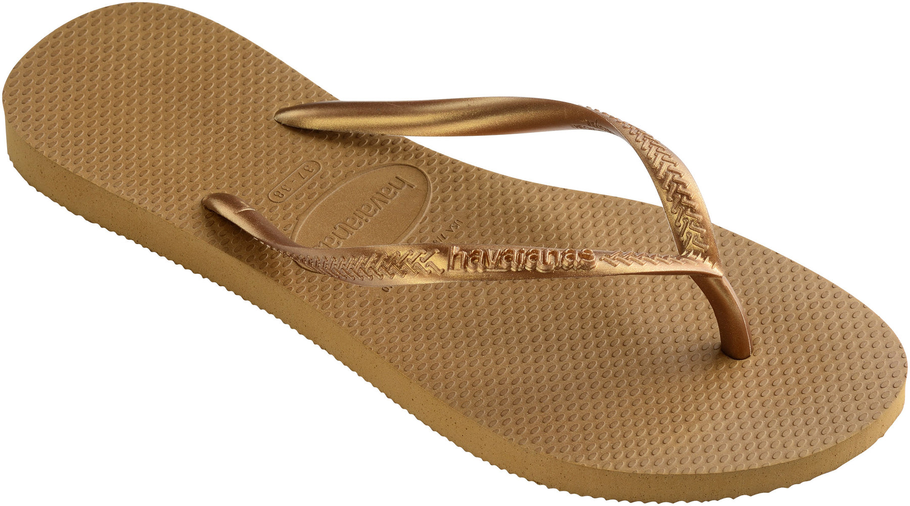 Havaianas Slim Bronze For Women | Flip Flop Sandals | Beach – 4feetshoes