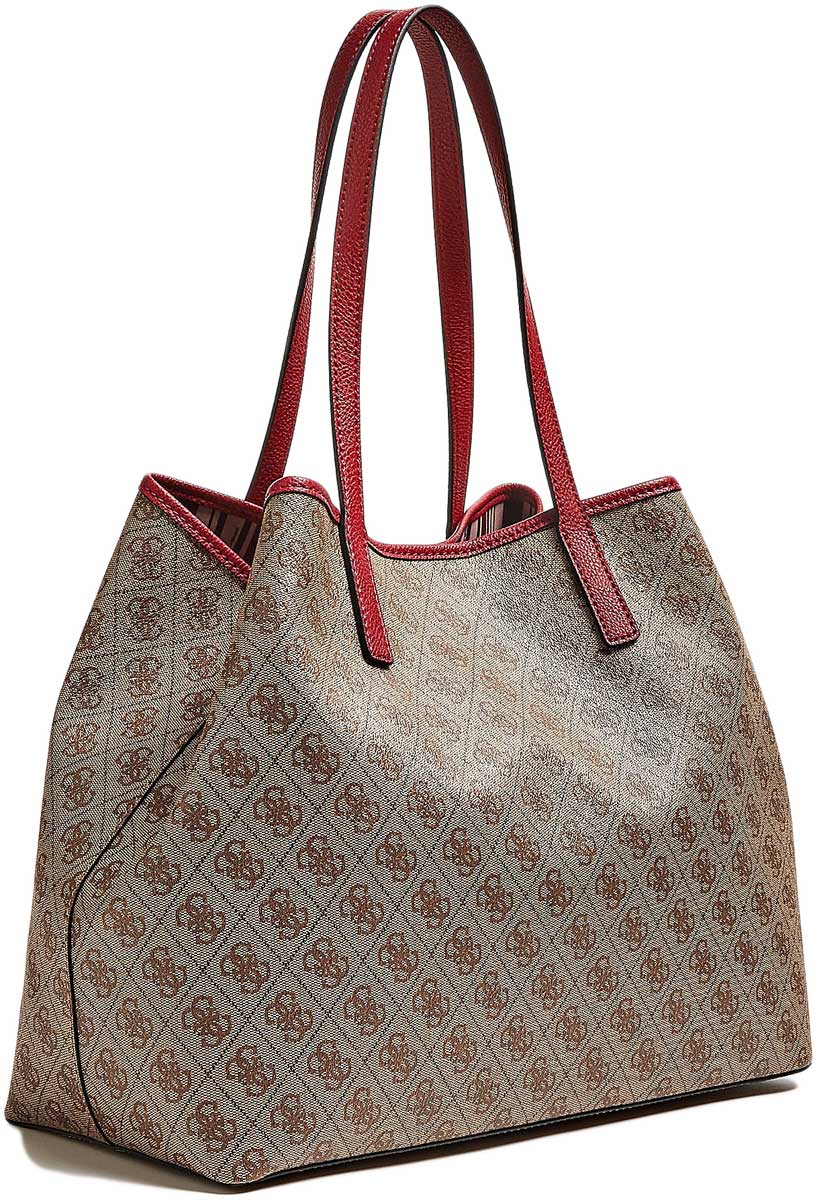 Guess Sz699524 Vikky in Brown for Women | Top Handle Tote Handbag