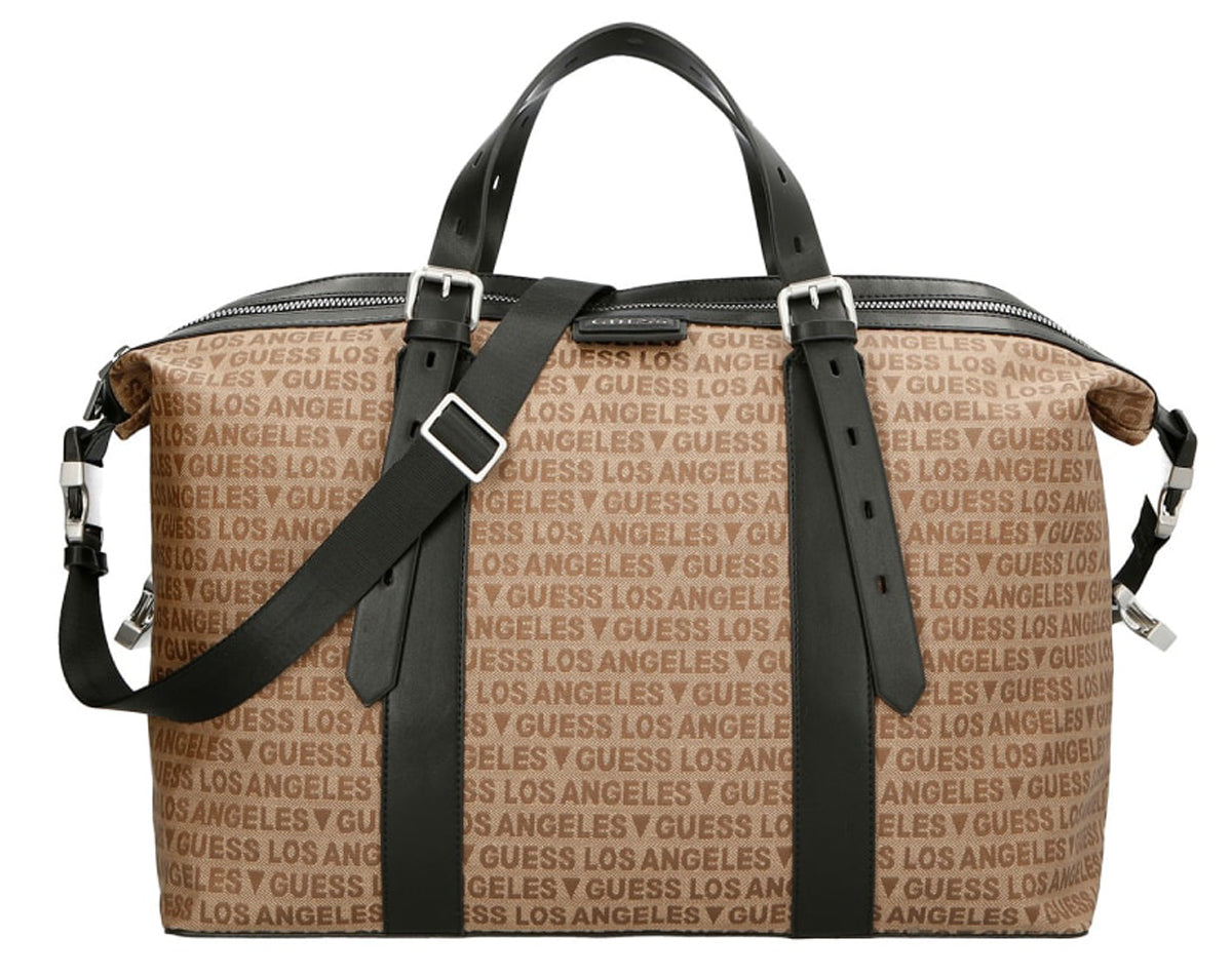 Guess Dan LA Bolsa de viaje para hombre en marron 4feetshoes