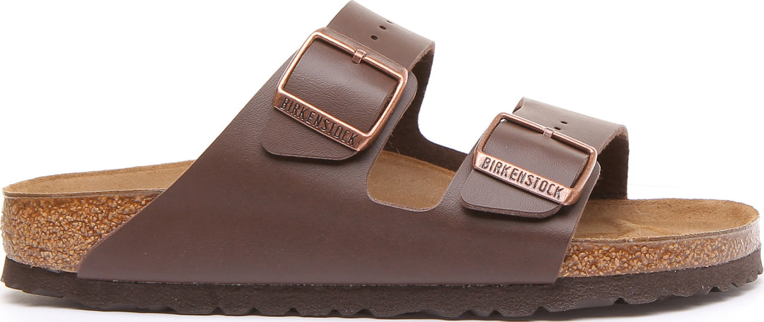 Birkenstock Arizona Sandalo con doppio cinturino Birko Flor in marrone