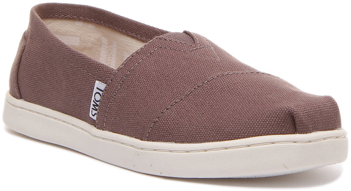 Toms Classic Youth In Brown For Kids